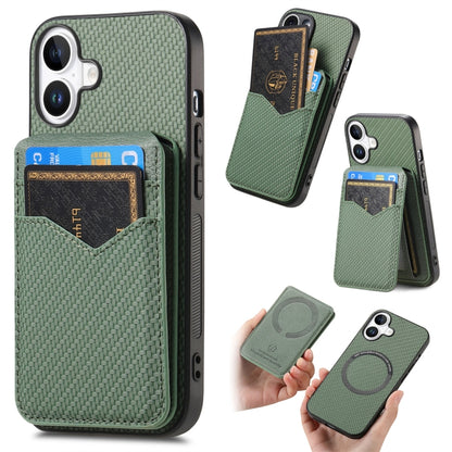 Carbon Fiber MagSafe Vertical Flip Card Bag Phone Case Apple Accessories engcar5908 iPhone 16 - APEXEL INDIA - Mobile Lens - Mobile Camera Lens - Cellphone Accessories - Phone Lens - Smartphone Lens