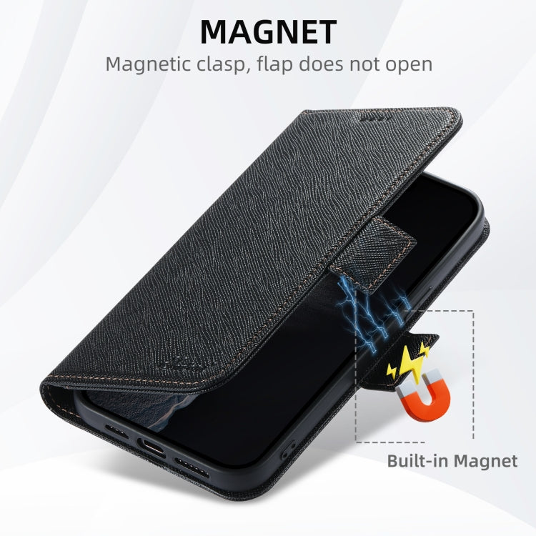 Suteni J08 Multifunctional Cross Texture MagSafe Leather Phone Case, For iPhone 12 Pro Max, For iPhone 12 Pro Apple Accessories engsut4926 More iPhone Cases - Suteni - Mobile Lens - Mobile Camera Lens - Cellphone Accessories - Phone Lens - Smartphone Lens