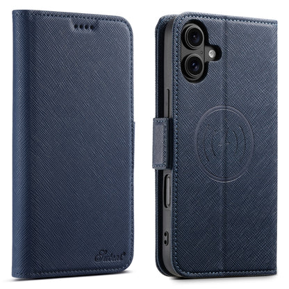 Suteni J08 Multifunctional Cross Texture MagSafe Leather Phone Case, For iPhone 16 Pro Max, For iPhone 16 Pro, For iPhone 16 Plus, For iPhone 16, For iPhone 15 Pro Max, For iPhone 15 Pro, For iPhone 15 Plus, For iPhone 15 Apple Accessories engsut4919 iPhone 16 Pro Max - Suteni - Mobile Lens - Mobile Camera Lens - Cellphone Accessories - Phone Lens - Smartphone Lens