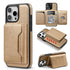 Shield Multi-functional MagSafe Card Bag Phone Case, For iPhone 16 Pro Max, For iPhone 16 Pro, For iPhone 16 Plus Apple Accessories engshi4922 iPhone 16 Pro Max - APEXEL INDIA - Mobile Lens - Mobile Camera Lens - Cellphone Accessories - Phone Lens - Smartphone Lens