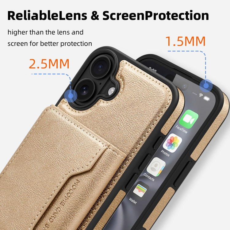 Shield Multi-functional MagSafe Card Bag Phone Case, For iPhone 16, For iPhone 15 Pro Max, For iPhone 15 Pro Apple Accessories engshi4930 iPhone 16 - APEXEL INDIA - Mobile Lens - Mobile Camera Lens - Cellphone Accessories - Phone Lens - Smartphone Lens