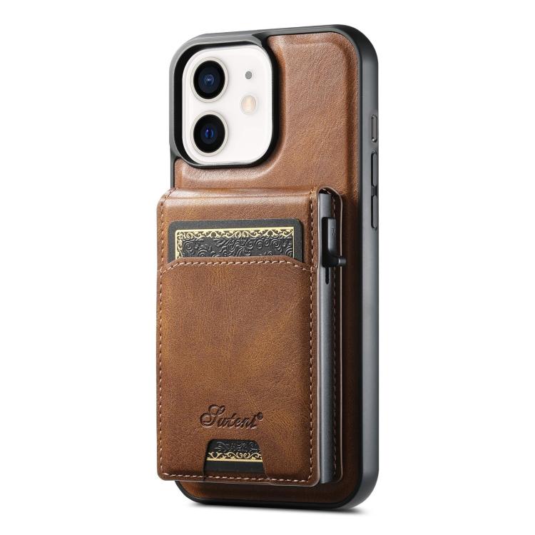 Suteni H19 Oil Wax 2-in-1 MagSafe Removable Card Box Back Phone Case, For iPhone 14 Pro Max, For iPhone 13 Pro Max, For iPhone 13 Pro, For iPhone 13, For iPhone 12, For iPhone 12 Pro Max, For iPhone 12 Pro Apple Accessories engsut4946 iPhone 14 Pro Max - Suteni - Mobile Lens - Mobile Camera Lens - Cellphone Accessories - Phone Lens - Smartphone Lens