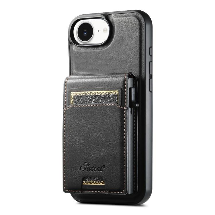 Suteni H19 Oil Wax 2-in-1 MagSafe Removable Card Box Back Phone Case, For iPhone 16e, For iPhone 16 Pro Max, For iPhone 16 Pro, For iPhone 16 Plus, For iPhone 16, For iPhone 15 Pro Max, For iPhone 15 Pro, For iPhone 15 Plus, For iPhone 15��������������... Apple Accessories engsut4941 iPhone 16e - Suteni - Mobile Lens - Mobile Camera Lens - Cellphone Accessories - Phone Lens - Smartphone Lens