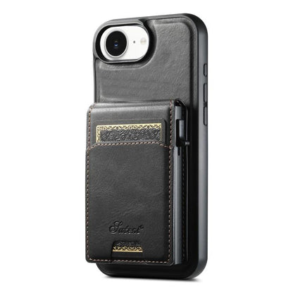 Suteni H19 Oil Wax 2-in-1 MagSafe Removable Card Box Back Phone Case, For iPhone 16e, For iPhone 16 Pro Max, For iPhone 16 Pro, For iPhone 16 Plus, For iPhone 16, For iPhone 15 Pro Max, For iPhone 15 Pro, For iPhone 15 Plus, For iPhone 15��������������... Apple Accessories engsut4941 iPhone 16e - Suteni - Mobile Lens - Mobile Camera Lens - Cellphone Accessories - Phone Lens - Smartphone Lens
