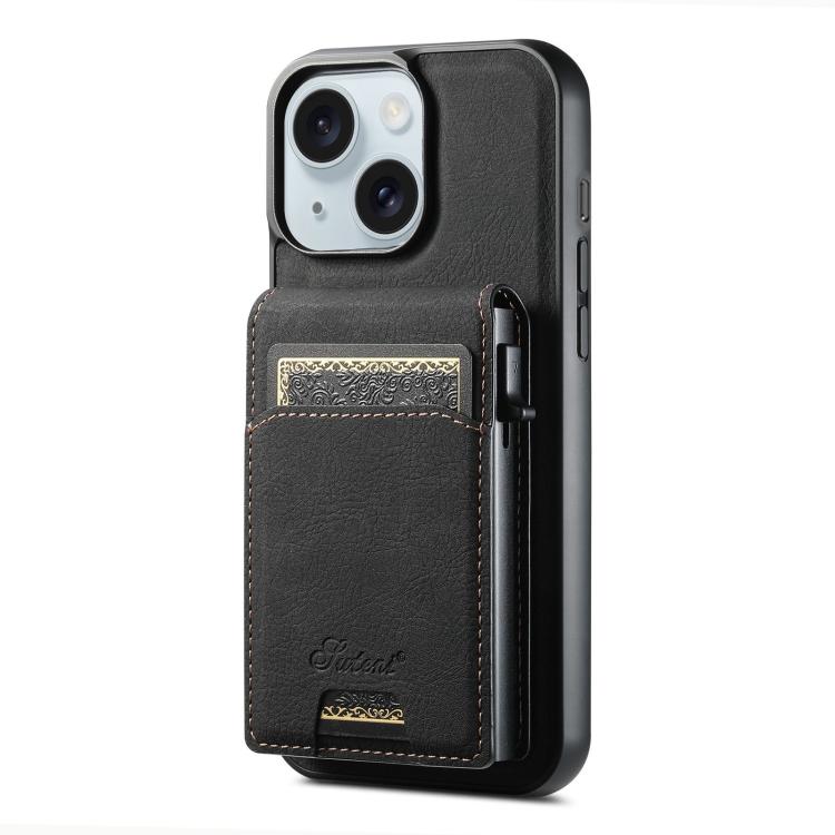 Suteni H19 Litchi Grain 2-in-1 MagSafe Removable Card Box Back Phone Case Apple Accessories engsut5725 iPhone 15 iPhone 15 Cases Suteni - Suteni - Mobile Lens - Mobile Camera Lens - Cellphone Accessories - Phone Lens - Smartphone Lens