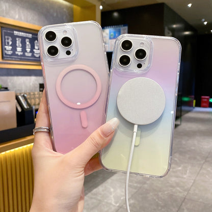 Gradient Transparent PC MagSafe Phone Case, For iPhone 13 Apple Accessories enggra5007 More iPhone Cases - APEXEL INDIA - Mobile Lens - Mobile Camera Lens - Cellphone Accessories - Phone Lens - Smartphone Lens