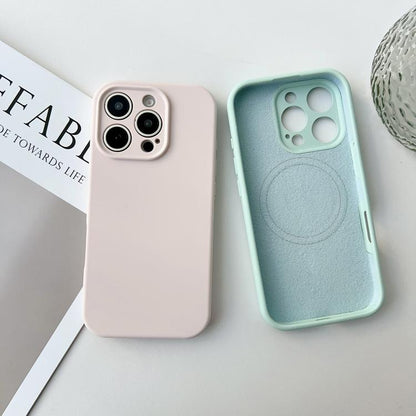 PU Hybrid TPU MagSafe IC Chip Phone Case, For iPhone 16, For iPhone 15 Pro Max Apple Accessories engpu-5077 iPhone 16 - APEXEL INDIA - Mobile Lens - Mobile Camera Lens - Cellphone Accessories - Phone Lens - Smartphone Lens