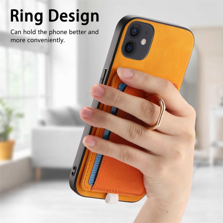 Retro Cross Leather Ring Side Insert Card Bag MagSafe Phone Case, For iPhone 13, For iPhone 12 Pro Max, For iPhone 11 Pro Max Apple Accessories engret5084 More iPhone Cases - APEXEL INDIA - Mobile Lens - Mobile Camera Lens - Cellphone Accessories - Phone Lens - Smartphone Lens