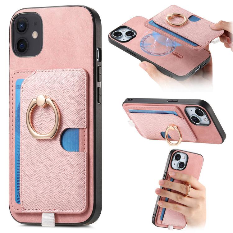 Retro Cross Leather Ring Side Insert Card Bag MagSafe Phone Case, For iPhone 13, For iPhone 12 Pro Max, For iPhone 11 Pro Max Apple Accessories engret5084 More iPhone Cases - APEXEL INDIA - Mobile Lens - Mobile Camera Lens - Cellphone Accessories - Phone Lens - Smartphone Lens