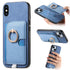 Retro Cross Leather Ring Side Insert Card Bag MagSafe Phone Case, For iPhone X / XS, For iPhone 7 Plus / 8 Plus Apple Accessories engret5086 More iPhone Cases - APEXEL INDIA - Mobile Lens - Mobile Camera Lens - Cellphone Accessories - Phone Lens - Smartphone Lens