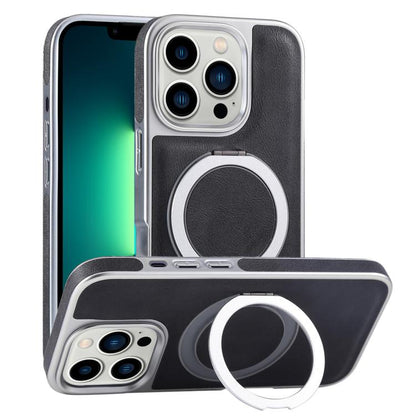 Plated Leather Grain Rotation MagSafe Holder Phone Case, For iPhone 13 Pro Max, For iPhone 13 Pro, For iPhone 13 Apple Accessories engpla5095 More iPhone Cases - APEXEL INDIA - Mobile Lens - Mobile Camera Lens - Cellphone Accessories - Phone Lens - Smartphone Lens