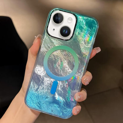 Plating Gradient Glacier Texture MagSafe Phone Case, For iPhone 14, For iPhone 14 Pro, For iPhone 14 Pro Max Apple Accessories engpla5098 iPhone 14 - APEXEL INDIA - Mobile Lens - Mobile Camera Lens - Cellphone Accessories - Phone Lens - Smartphone Lens