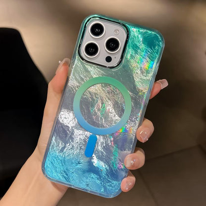 Plating Gradient Glacier Texture MagSafe Phone Case, For iPhone 14, For iPhone 14 Pro, For iPhone 14 Pro Max Apple Accessories engpla5098 iPhone 14 - APEXEL INDIA - Mobile Lens - Mobile Camera Lens - Cellphone Accessories - Phone Lens - Smartphone Lens