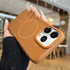 Orange Ring MagSafe Litchi Grain TPU Phone Case, For iPhone 11 Pro Apple Accessories engora5131 More iPhone Cases - APEXEL INDIA - Mobile Lens - Mobile Camera Lens - Cellphone Accessories - Phone Lens - Smartphone Lens