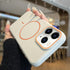 Orange Ring MagSafe Litchi Grain TPU Phone Case, For iPhone 11 Pro Apple Accessories engora5131 More iPhone Cases - APEXEL INDIA - Mobile Lens - Mobile Camera Lens - Cellphone Accessories - Phone Lens - Smartphone Lens