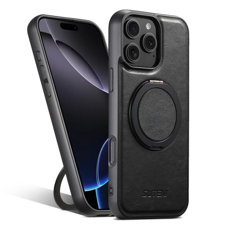 Suteni G3 Oil Wax 360 Rotation Holder MagSafe Back Phone Case, For iPhone 16 Pro Max, For iPhone 16 Pro, For iPhone 16 Plus, For iPhone 16, For iPhone 15 Pro Max, For iPhone 15 Pro, For iPhone 15 Plus, For iPhone 15 Apple Accessories engsut5122 iPhone 16 Pro Max - Suteni - Mobile Lens - Mobile Camera Lens - Cellphone Accessories - Phone Lens - Smartphone Lens