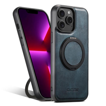 Suteni G3 Oil Wax 360 Rotation Holder MagSafe Back Phone Case, For iPhone 14 Plus, For iPhone 14, For iPhone 14 Pro, For iPhone 14 Pro Max, For iPhone 13 Pro Max, For iPhone 13 Pro, For iPhone 13, For iPhone 12 Apple Accessories engsut5133 iPhone 14 Plus - Suteni - Mobile Lens - Mobile Camera Lens - Cellphone Accessories - Phone Lens - Smartphone Lens
