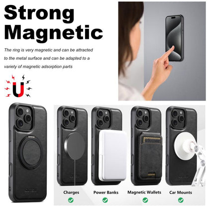 Suteni G3 Oil Wax 360 Rotation Holder MagSafe Back Phone Case, For iPhone 12 Pro Max, For iPhone 12 Pro Apple Accessories engsut5134 More iPhone Cases - Suteni - Mobile Lens - Mobile Camera Lens - Cellphone Accessories - Phone Lens - Smartphone Lens