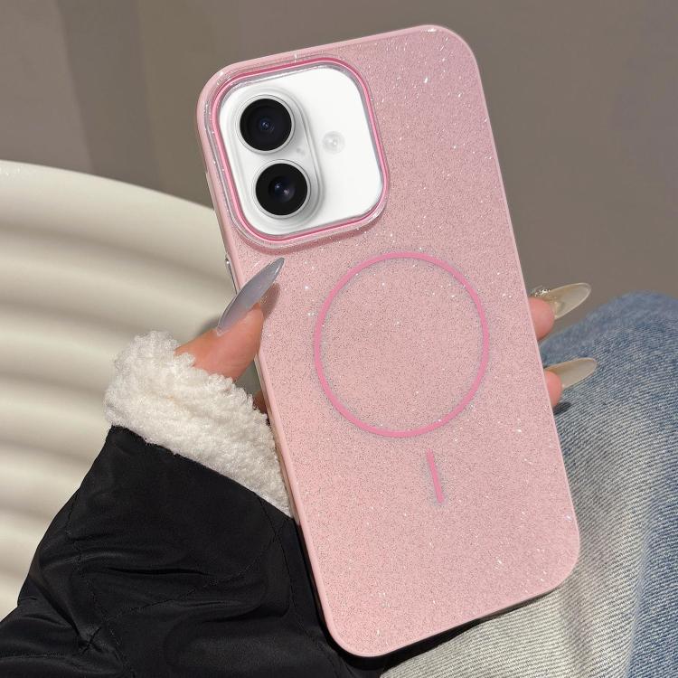 Glitter MagSafe Thin Circle TPU Phone Case, For iPhone 16 Pro Max, For iPhone 16 Pro, For iPhone 16 Apple Accessories enggli5124 iPhone 16 Pro Max - APEXEL INDIA - Mobile Lens - Mobile Camera Lens - Cellphone Accessories - Phone Lens - Smartphone Lens