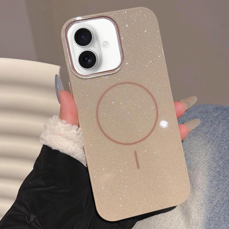 Glitter MagSafe Thin Circle TPU Phone Case, For iPhone 16 Pro Max, For iPhone 16 Pro, For iPhone 16 Apple Accessories enggli5124 iPhone 16 Pro Max - APEXEL INDIA - Mobile Lens - Mobile Camera Lens - Cellphone Accessories - Phone Lens - Smartphone Lens
