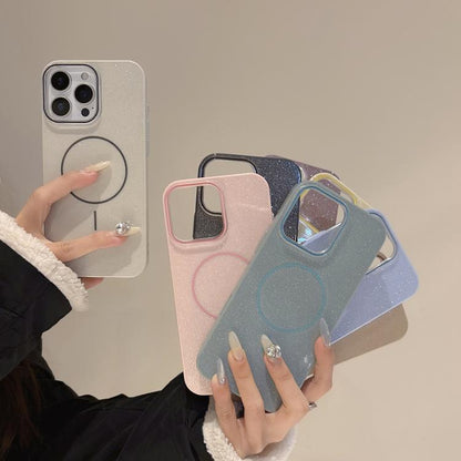 Glitter MagSafe Thin Circle TPU Phone Case, For iPhone 14, For iPhone 14 Pro, For iPhone 14 Pro Max Apple Accessories enggli5124 iPhone 14 - APEXEL INDIA - Mobile Lens - Mobile Camera Lens - Cellphone Accessories - Phone Lens - Smartphone Lens