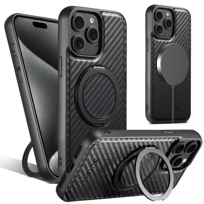 Suteni G3 Carbon Fiber Leather 360 Rotation Holder MagSafe Phone Case, For iPhone 16 Pro Max, For iPhone 16 Pro, For iPhone 16 Plus, For iPhone 16, For iPhone 15 Pro Max, For iPhone 15 Pro, For iPhone 15 Plus, For iPhone 15, For iPhone 14 Plus���������... Apple Accessories engsut5135 iPhone 16 Pro Max - Suteni - Mobile Lens - Mobile Camera Lens - Cellphone Accessories - Phone Lens - Smartphone Lens