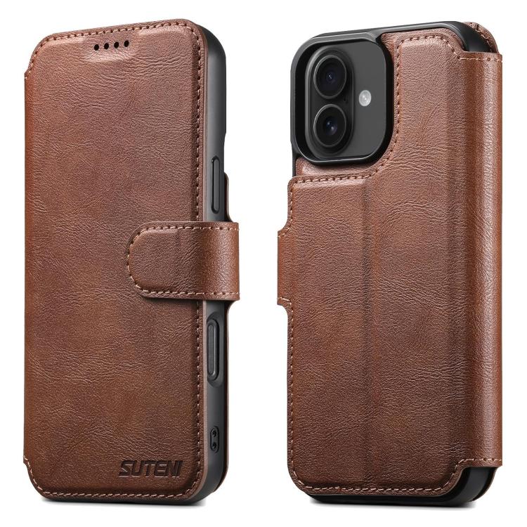 Suteni Q05 2-in-1 Multi-function Detachable Wallet MagSafe Phone Case, For iPhone 16 Pro Max, For iPhone 16 Pro, For iPhone 16 Plus, For iPhone 16, For iPhone 15 Pro Max, For iPhone 15 Pro, For iPhone 15 Plus, For iPhone 15 Apple Accessories engsut5154 iPhone 16 Pro Max - Suteni - Mobile Lens - Mobile Camera Lens - Cellphone Accessories - Phone Lens - Smartphone Lens