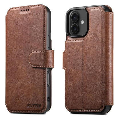 Suteni Q05 2-in-1 Multi-function Detachable Wallet MagSafe Phone Case, For iPhone 16 Pro Max, For iPhone 16 Pro, For iPhone 16 Plus, For iPhone 16, For iPhone 15 Pro Max, For iPhone 15 Pro, For iPhone 15 Plus, For iPhone 15 Apple Accessories engsut5154 iPhone 16 Pro Max - Suteni - Mobile Lens - Mobile Camera Lens - Cellphone Accessories - Phone Lens - Smartphone Lens