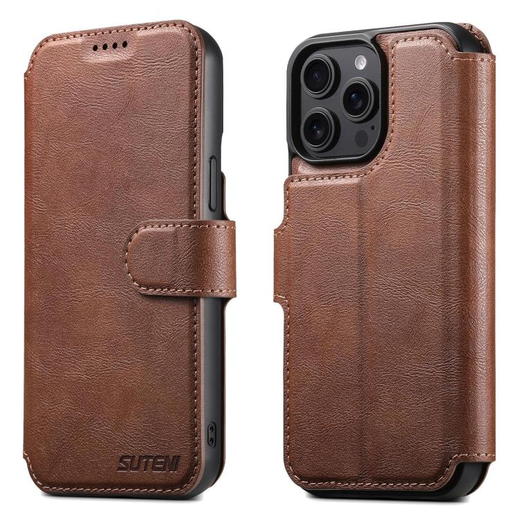 Suteni Q05 2-in-1 Multi-function Detachable Wallet MagSafe Phone Case, For iPhone 16 Pro Max, For iPhone 16 Pro, For iPhone 16 Plus, For iPhone 16, For iPhone 15 Pro Max, For iPhone 15 Pro, For iPhone 15 Plus, For iPhone 15 Apple Accessories engsut5154 iPhone 16 Pro Max - Suteni - Mobile Lens - Mobile Camera Lens - Cellphone Accessories - Phone Lens - Smartphone Lens