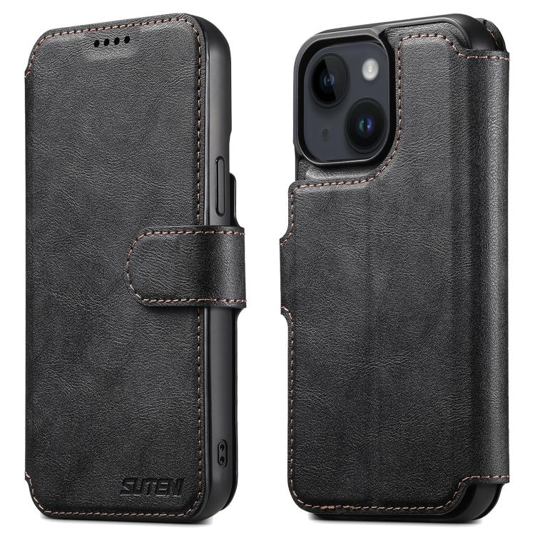 Suteni Q05 2-in-1 Multi-function Detachable Wallet MagSafe Phone Case, For iPhone 14 Plus, For iPhone 14, For iPhone 14 Pro, For iPhone 14 Pro Max, For iPhone 13 Pro Max, For iPhone 13 Pro, For iPhone 13, For iPhone 12 Apple Accessories engsut5156 iPhone 14 Plus - Suteni - Mobile Lens - Mobile Camera Lens - Cellphone Accessories - Phone Lens - Smartphone Lens
