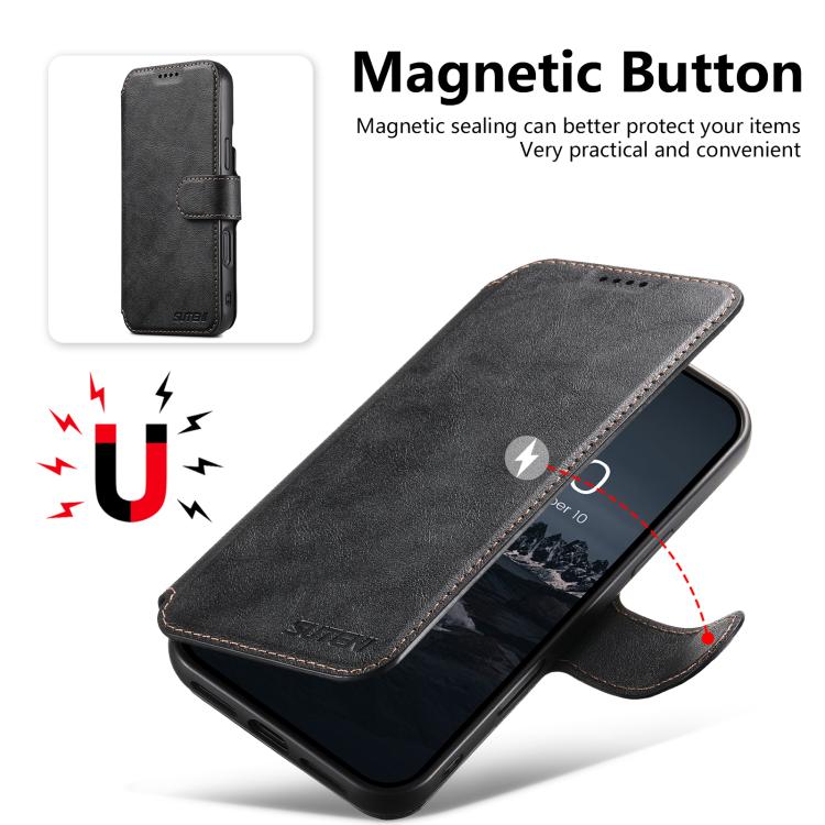 Suteni Q05 2-in-1 Multi-function Detachable Wallet MagSafe Phone Case, For iPhone 12 Pro