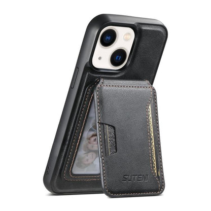 Suteni M3 Card Bag MagSafe Cowhide Texture Leather Phone Case Apple Accessories engsut5731 iPhone 13 Pro Max Cases More iPhone Cases Suteni - Suteni - Mobile Lens - Mobile Camera Lens - Cellphone Accessories - Phone Lens - Smartphone Lens