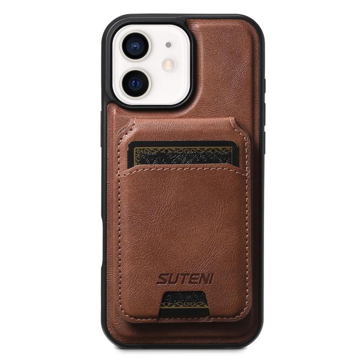Suteni M5 Magnetic Card Bag MagSafe Leather Phone Case Apple Accessories engsut5789 iPhone 13 Pro Max Cases More iPhone Cases Suteni - Suteni - Mobile Lens - Mobile Camera Lens - Cellphone Accessories - Phone Lens - Smartphone Lens