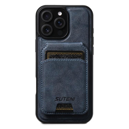 Suteni M5 Magnetic Card Bag MagSafe Leather Phone Case Apple Accessories engsut5789 iPhone 13 Pro Max Cases More iPhone Cases Suteni - Suteni - Mobile Lens - Mobile Camera Lens - Cellphone Accessories - Phone Lens - Smartphone Lens
