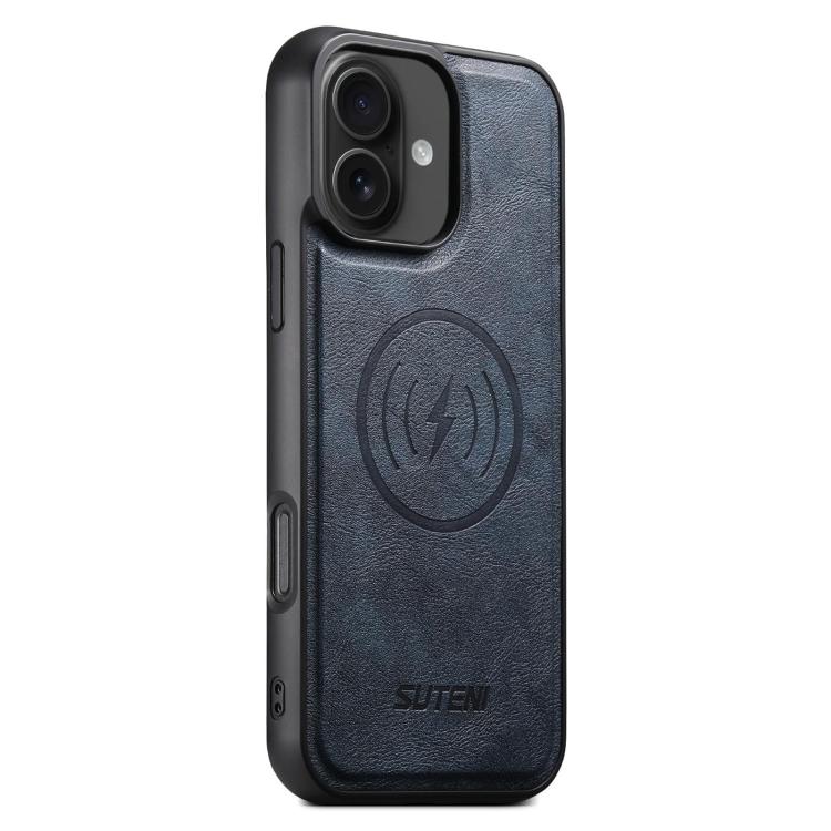 Suteni G5 Cowhide Leather MagSafe Magnetic Phone Case, For iPhone 16 Pro Max, For iPhone 16 Pro, For iPhone 16 Plus, For iPhone 16, For iPhone 15 Pro Max, For iPhone 15 Pro, For iPhone 15 Plus, For iPhone 15 Apple Accessories engsut5174 iPhone 16 Pro Max - Suteni - Mobile Lens - Mobile Camera Lens - Cellphone Accessories - Phone Lens - Smartphone Lens