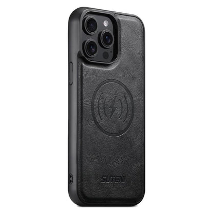 Suteni G5 Cowhide Leather MagSafe Magnetic Phone Case, For iPhone 16 Pro Max, For iPhone 16 Pro, For iPhone 16 Plus, For iPhone 16, For iPhone 15 Pro Max, For iPhone 15 Pro, For iPhone 15 Plus, For iPhone 15 Apple Accessories engsut5174 iPhone 16 Pro Max - Suteni - Mobile Lens - Mobile Camera Lens - Cellphone Accessories - Phone Lens - Smartphone Lens
