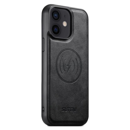 Suteni G5 Cowhide Leather MagSafe Magnetic Phone Case, For iPhone 14 Plus, For iPhone 14, For iPhone 14 Pro, For iPhone 14 Pro Max, For iPhone 13 Pro Max, For iPhone 13 Pro, For iPhone 13, For iPhone 12 Apple Accessories engsut5175 iPhone 14 Plus - Suteni - Mobile Lens - Mobile Camera Lens - Cellphone Accessories - Phone Lens - Smartphone Lens