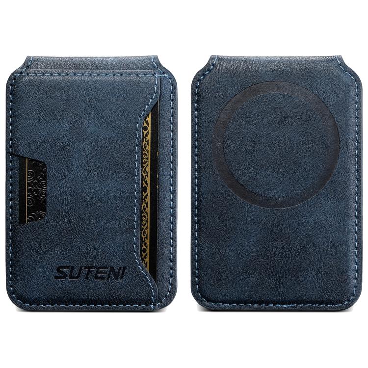 Suteni S3 Cowhide Textured MagSafe Magnetic Card Case, S3 Apple Accessories engsut5557 Gadgets - Suteni - Mobile Lens - Mobile Camera Lens - Cellphone Accessories - Phone Lens - Smartphone Lens