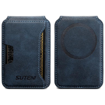 Suteni S3 Cowhide Textured MagSafe Magnetic Card Case, S3 Apple Accessories engsut5557 Gadgets - Suteni - Mobile Lens - Mobile Camera Lens - Cellphone Accessories - Phone Lens - Smartphone Lens