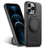 Suteni G3 360 Rotation Holder MagSafe Denim Leather Back Phone Case, For iPhone 12 Pro Max, For iPhone 12 Pro Apple Accessories engsut5264 More iPhone Cases - Suteni - Mobile Lens - Mobile Camera Lens - Cellphone Accessories - Phone Lens - Smartphone Lens