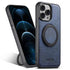 Suteni G3 360 Rotation Holder MagSafe Denim Leather Back Phone Case, For iPhone 12 Pro Max, For iPhone 12 Pro Apple Accessories engsut5264 More iPhone Cases - Suteni - Mobile Lens - Mobile Camera Lens - Cellphone Accessories - Phone Lens - Smartphone Lens