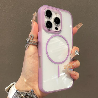 Translucent Armor MagSafe N52 Thin Circle Phone Case, For iPhone 16 Pro Max, For iPhone 16 Pro, For iPhone 16 Plus, For iPhone 16 Apple Accessories engtra5285 iPhone 16 Pro Max - APEXEL INDIA - Mobile Lens - Mobile Camera Lens - Cellphone Accessories - Phone Lens - Smartphone Lens