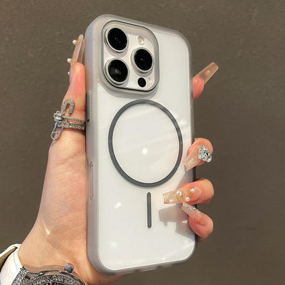 Translucent Armor MagSafe N52 Thin Circle Phone Case, For iPhone 16 Pro Max, For iPhone 16 Pro, For iPhone 16 Plus, For iPhone 16 Apple Accessories engtra5285 iPhone 16 Pro Max - APEXEL INDIA - Mobile Lens - Mobile Camera Lens - Cellphone Accessories - Phone Lens - Smartphone Lens