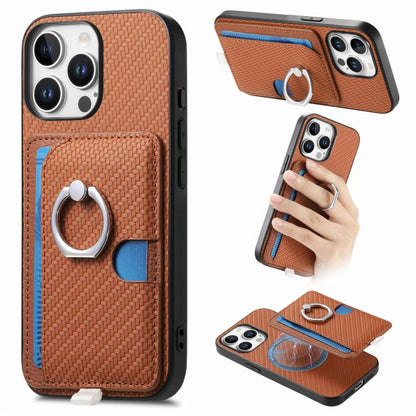 Carbon Fiber Ring Side Insert Card Bag MagSafe Phone Case, For iPhone 16, For iPhone 15 Pro Max, For iPhone 15 Pro, For iPhone 15 Plus Apple Accessories engcar5343 iPhone 16 - APEXEL INDIA - Mobile Lens - Mobile Camera Lens - Cellphone Accessories - Phone Lens - Smartphone Lens