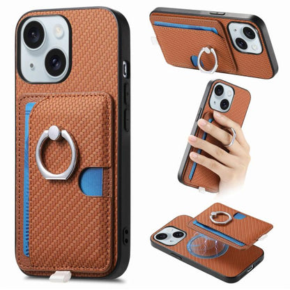 Carbon Fiber Ring Side Insert Card Bag MagSafe Phone Case, For iPhone 16, For iPhone 15 Pro Max, For iPhone 15 Pro, For iPhone 15 Plus Apple Accessories engcar5343 iPhone 16 - APEXEL INDIA - Mobile Lens - Mobile Camera Lens - Cellphone Accessories - Phone Lens - Smartphone Lens