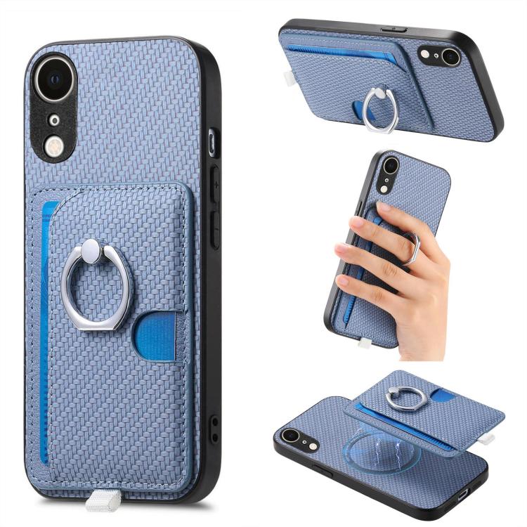 Carbon Fiber Ring Side Insert Card Bag MagSafe Phone Case, For iPhone 11, For iPhone 11 Pro, For iPhone XR, For iPhone XS Max Apple Accessories engcar5299 More iPhone Cases - APEXEL INDIA - Mobile Lens - Mobile Camera Lens - Cellphone Accessories - Phone Lens - Smartphone Lens