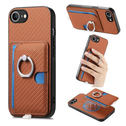 Carbon Fiber Ring Side Insert Card Bag MagSafe Phone Case Apple Accessories engcar5910 More iPhone Cases - APEXEL INDIA - Mobile Lens - Mobile Camera Lens - Cellphone Accessories - Phone Lens - Smartphone Lens