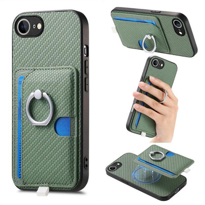 Carbon Fiber Ring Side Insert Card Bag MagSafe Phone Case Apple Accessories engcar5910 More iPhone Cases - APEXEL INDIA - Mobile Lens - Mobile Camera Lens - Cellphone Accessories - Phone Lens - Smartphone Lens