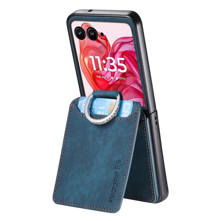 Retro Leather Ring Vertical Flip Wallet Phone Case, For Motorola Razr 60 Ultra, For Motorola Razr 60, For Motorola Moto Razr 50 Ultra, For Motorola Moto Razr 50 engret6096 Mobile Accessories Motorola Motorola Cases - APEXEL INDIA - Mobile Lens - Mobile Camera Lens - Cellphone Accessories - Phone Lens - Smartphone Lens