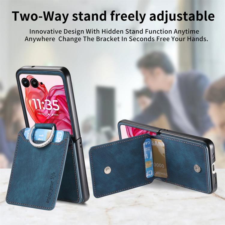 Retro Leather Ring Vertical Flip Wallet Phone Case, For Motorola Razr 60 Ultra, For Motorola Razr 60, For Motorola Moto Razr 50 Ultra, For Motorola Moto Razr 50 engret6096 Mobile Accessories Motorola Motorola Cases - APEXEL INDIA - Mobile Lens - Mobile Camera Lens - Cellphone Accessories - Phone Lens - Smartphone Lens